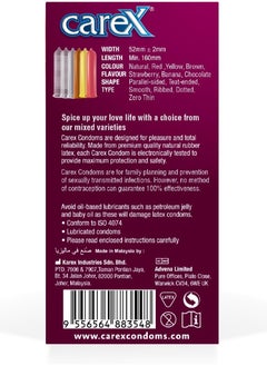 careX Carex Multi Pleasure Condoms | Different Everytime | 12 Count  - Image 2