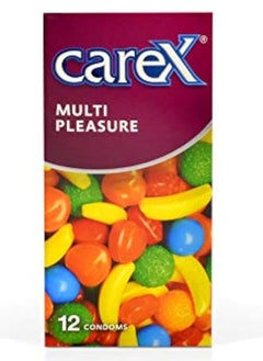 careX Carex Multi Pleasure Condoms | Different Everytime | 12 Count  - Image 1