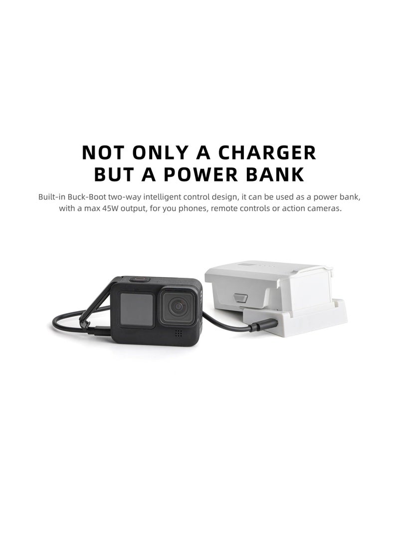 Captaintech Fit for Intelligent Battery Charger Base For Fimi X8 Se 2022, Mini Portable Charging Dock for Fimi X8 Se 2022, Charging Butler Discharger Charger Station Drone Accessories, Portable(1 Pack) - Image 4