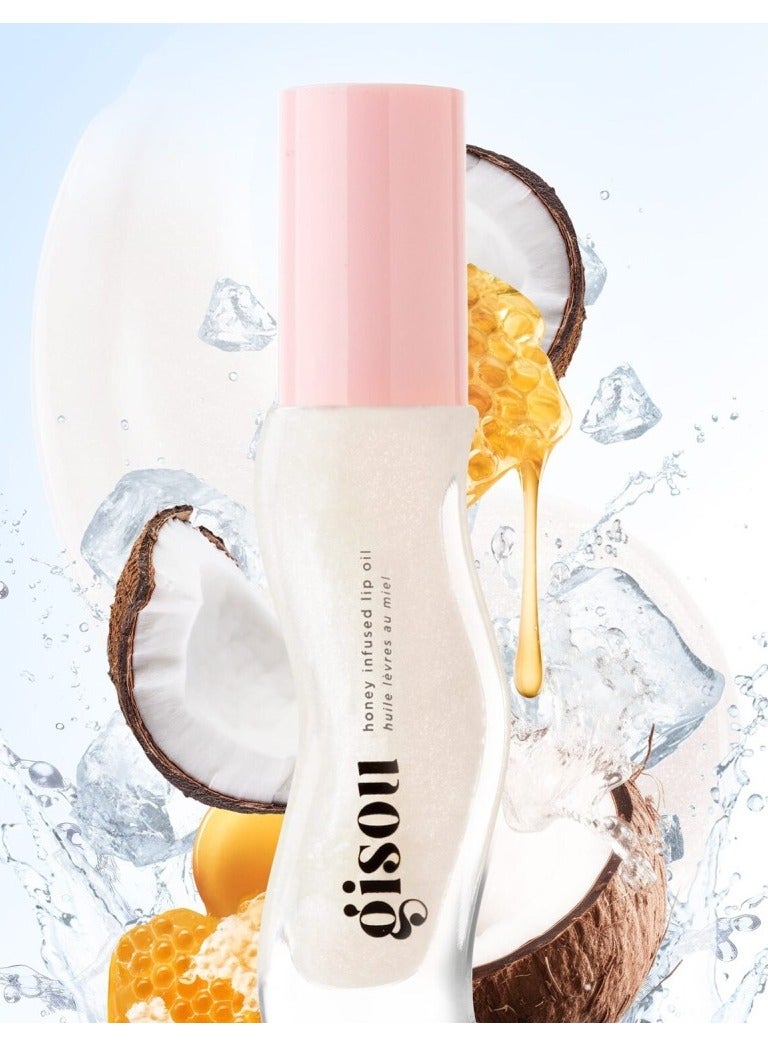 Gisou Gisoo Honey Rich Lip Gloss & Moisturizer - Coconut Frost 8ml - Image 2