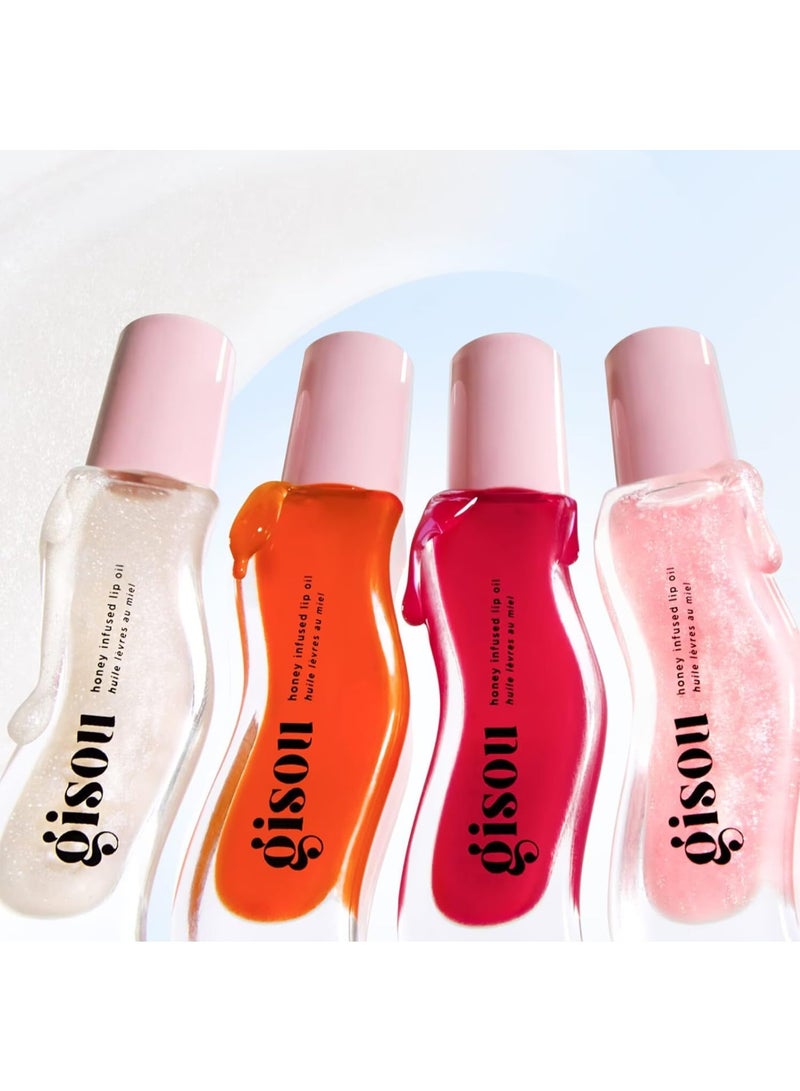 Gisou Honey Infused Lip Oil - Coconut Frost 8ml - Image 3