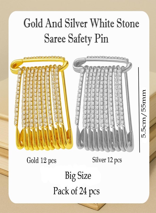 THANUS CRAFT THANU'S CRAFT Clothes Dresses Jeans Safety Saree pin brooch for Sari Pleats pallu Draping Heavy Sarees - Image 3