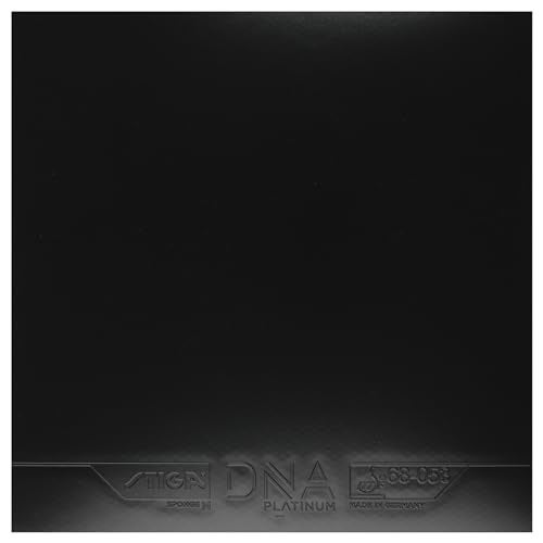 STIGA Table Tennis Rubber DNA Platinum M, 2.3 with Superior Grip and Optimal Spin, Black - Image 1