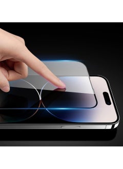 Rock Pow Professional Screen Protector for iPhone 15 6.1 inch [Black Edge] [Secondly Strengthened Tempered Glass] Screen Border Blending Protective Film,  Case Friendly for iPhone 15  6.1 inch  - Image 4