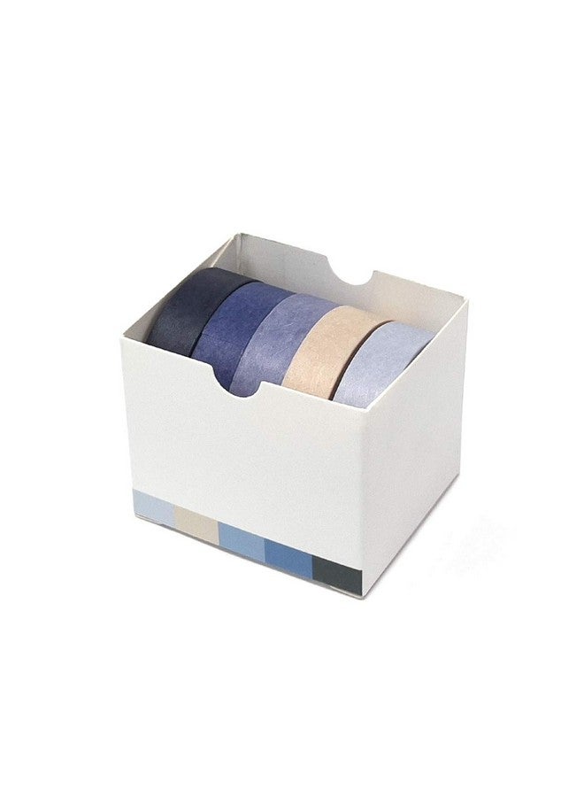 allydrew Solid Color Washi Tape (Set Of 5) 10Mm X 5M Blue - Image 5