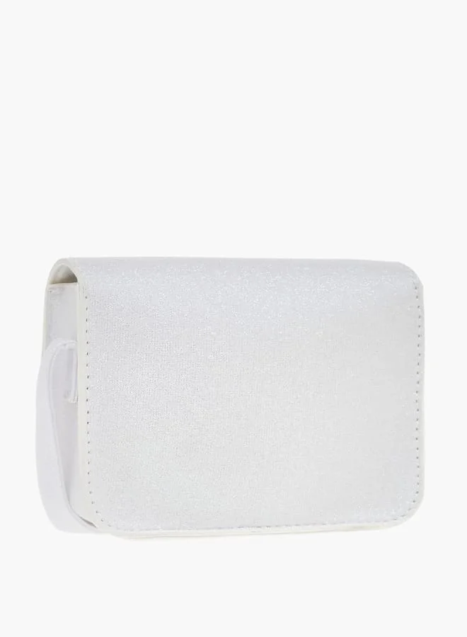 Flora Bella By Shoexpress Girls Embellished Crossbody Bag With Adjustable Strap And Magnetic Closure