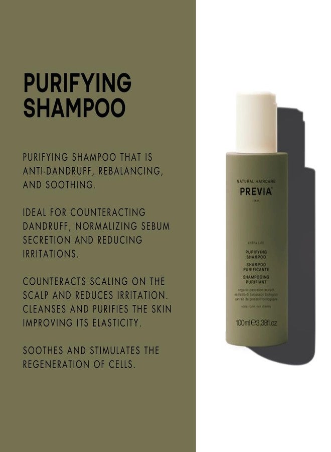PREVIA Purifying Shampoo for Scalp Health | Purifying & Detoxifying | Nourishing Formula | Vegan & Sulfate-Free | 3.38 oz - Image 2