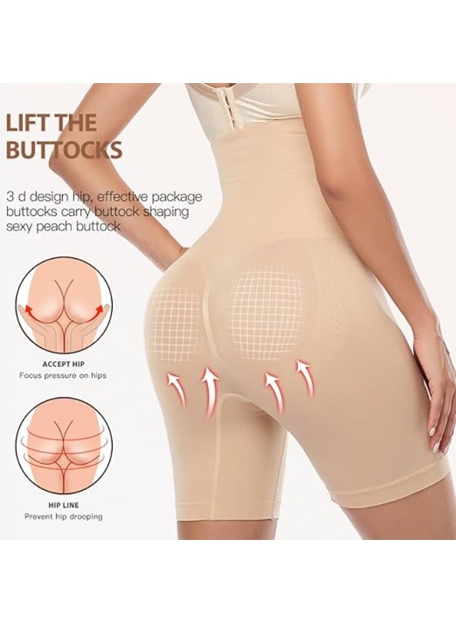Women's High Waist Belly Corset Shorts Postpartum Leggings Shaper with Adjustable Buckle Seamless Flat Angle Plus Size with Adjustable Hooks - Image 2