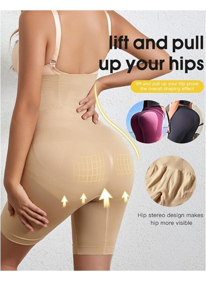 Women's High Waist Belly Corset Shorts Postpartum Leggings Shaper with Adjustable Buckle Seamless Flat Angle Plus Size with Adjustable Hooks - Image 3