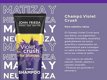 John Frieda شامبو جون فريدا فيوليت كراش لتفتيح الشعر للشقراوات 250 مل - Image 2