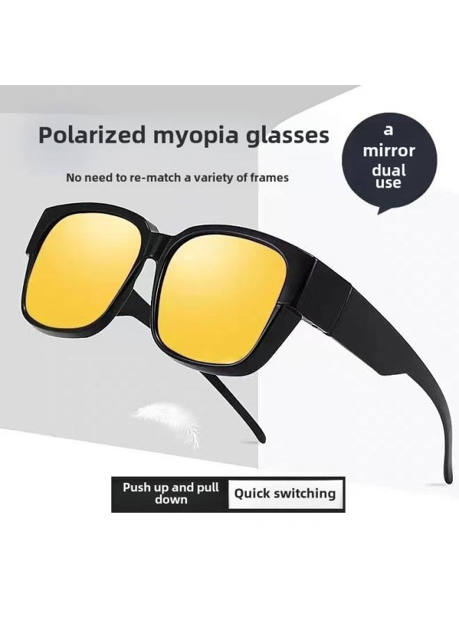 Generic - Myopia Polarized Glasses Women's High-definition Photosensitive Color-changing Sunglasses Men's Night Driving Special Anti-high Light - Image 1
