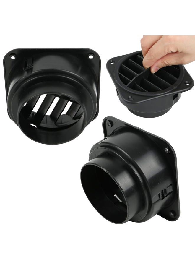 Copgge 75mm Flexible Diesel Heater Duct Vent Air Parking Heater Pipe Ducting Y Branch Connector Warm Air Outlet Vent Hose Extendable Parking Vent Hose Compatible with Webasto Diesel Heater 2KW 5KW 8KW - Image 4