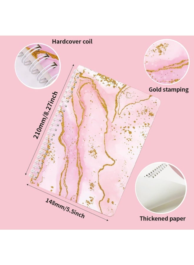 Capstro DIY Journal Kit – SH009 Pink Diary Set with 70-Page Journal, Stickers, Sticky Notes, Bookmarks & Tassel Pendant – Scrapbook & Stationery Craft Box for Kids Age 4+ – Creative Gift for Girls - Image 5