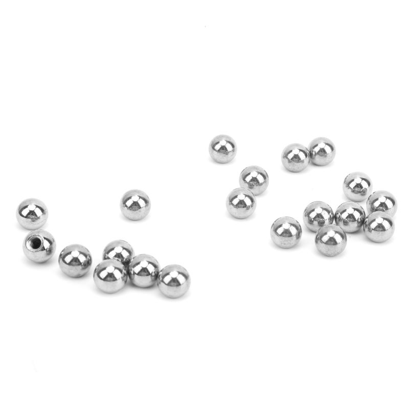 M4 Threaded Balls: 20 Pcs Stainless Steel - Heat Resistant Corrosion Resistant, Precise Reaming, Magnetic Joints for Kossel Delta 3D Printer Ink Cartridge Maintenance - Image 3