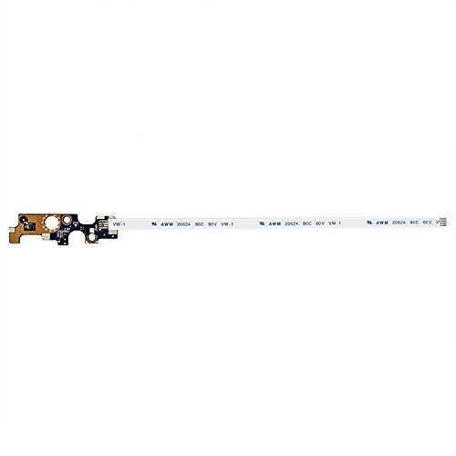 GinTai Power Button Switch Board with Cable for Dell in-spiron 15.6" 15 5555 5551 5566 5558 5552 P51F 94MFG 10W9N 14-5455 14-5458 LS-B844P Vostro 3558 3458 14U/15U 5559 15-5559 Vostro 3458 - Image 1