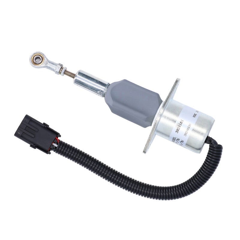 24V Fuel Shutdown Solenoid Flameout Solenoid Valve 3928161 Replacement for Cummins 6CT 8.3L - Image 2