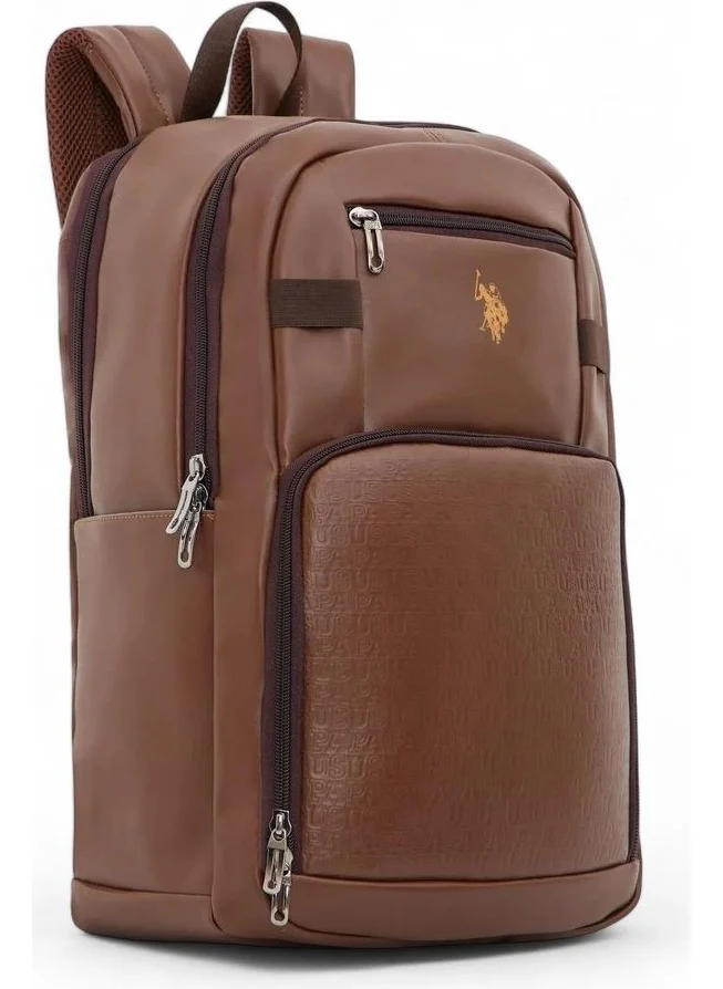 U.S. Polo Assn. Tan Unisex Backpack PLEVR23718