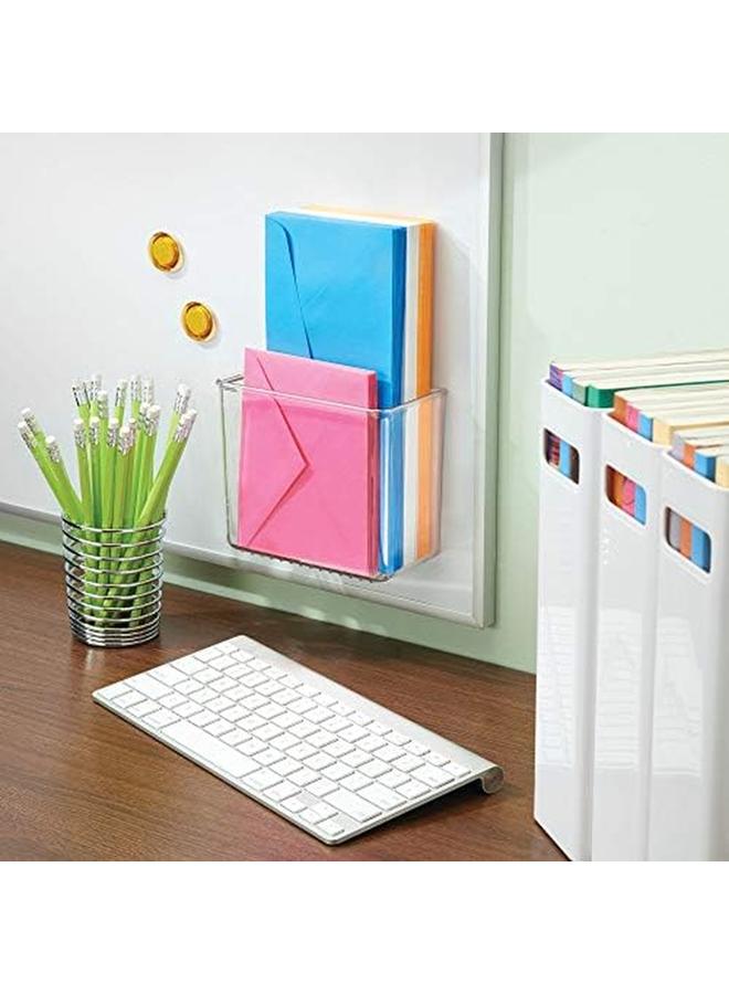 InterDesign Affixx Plastic Wall Mount Organizer For Kitchen Bathroom Office Bedroom Garage Craft Room 3 Inch - Image 4