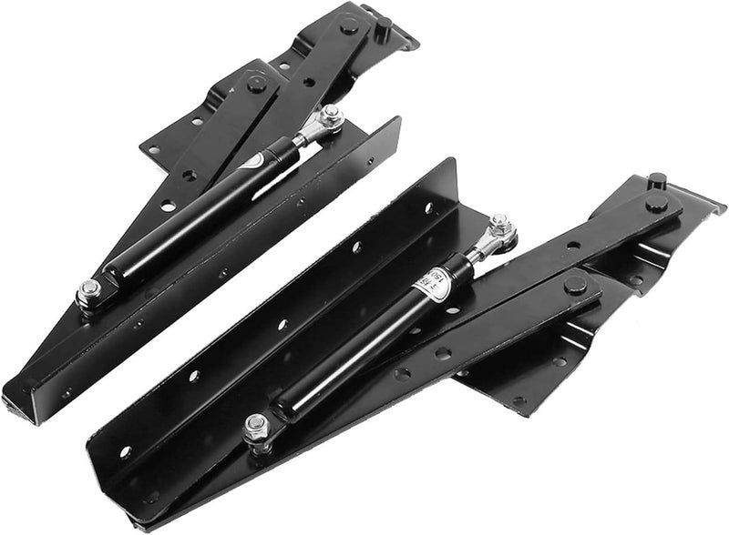 klarako Lift Top Coffee Table Mechanism, 2Pcs Lift up Desk Lifting Frame Mechanism Hardware Fitting Hydraulic Hinge Spring Stand Rack Bracket DIY Furniture Accessories - Image 5