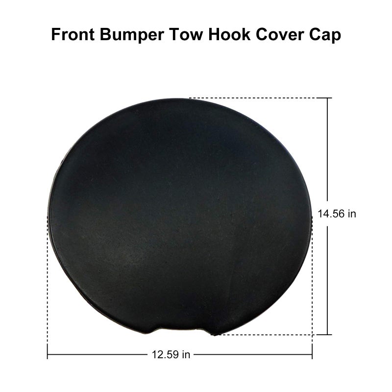 TIKSCIENCE Bosting BB5Z-17A900-APTM, Front Bumper Tow Hook Cover Cap Fit for Ford Explorer, 2011-2015 - Image 4