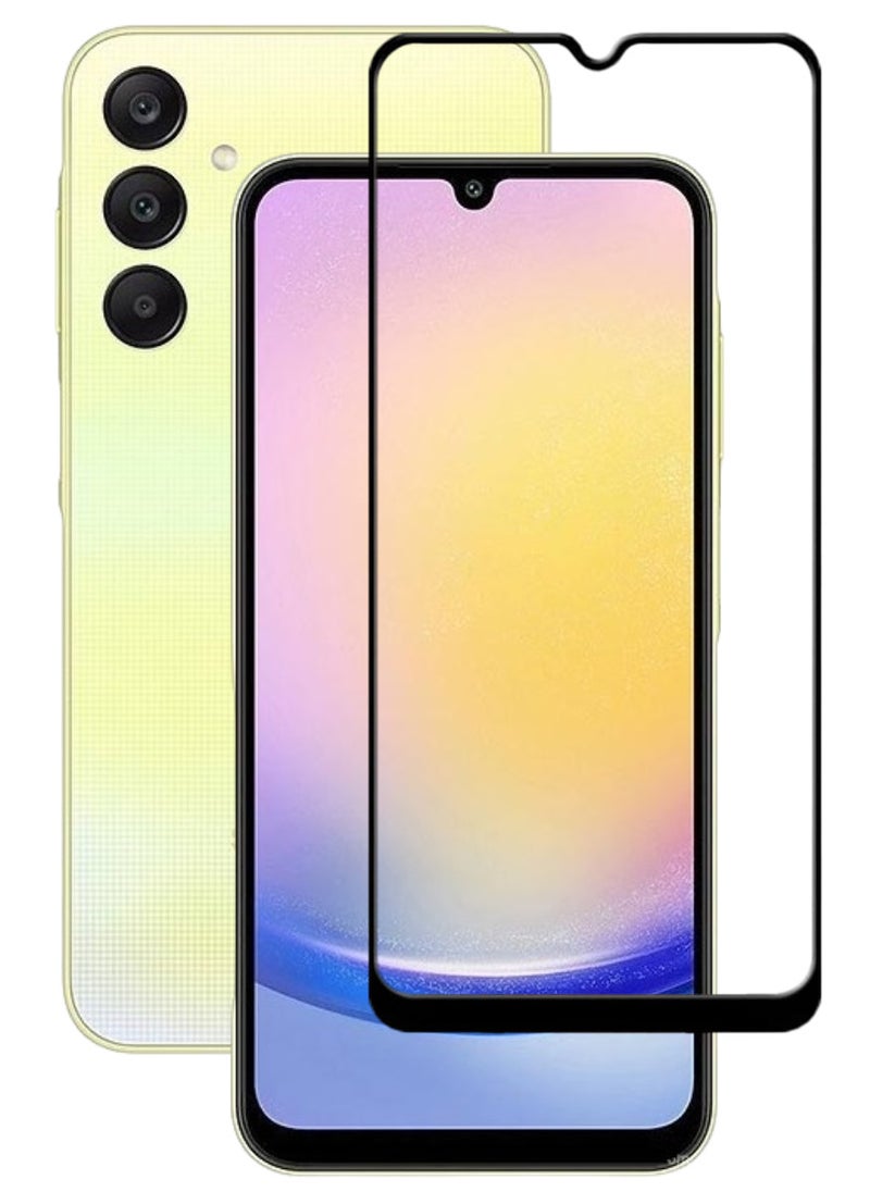 ACLIX Antistatic ESD Dustproof Premium Quality High Definition Tempered Glass Screen Protector Designed For Samsung Galaxy A25 - Image 1