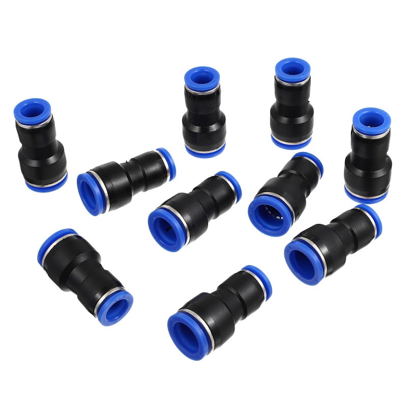 10Pcs 12mm To 16mm Pneumatic Push To Connect Tube Fittings Straight Hose Connectors For Industrial Air Tools - Image 2