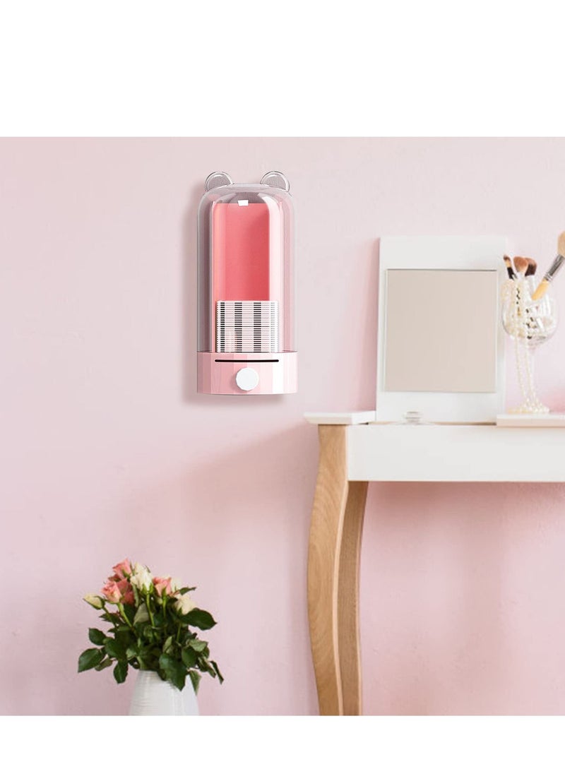 SYOSI - Cotton Pad Storage Automatic Dispenser Organizer Holder Makeup Container Wall Mounted for Bathroom - Image 1