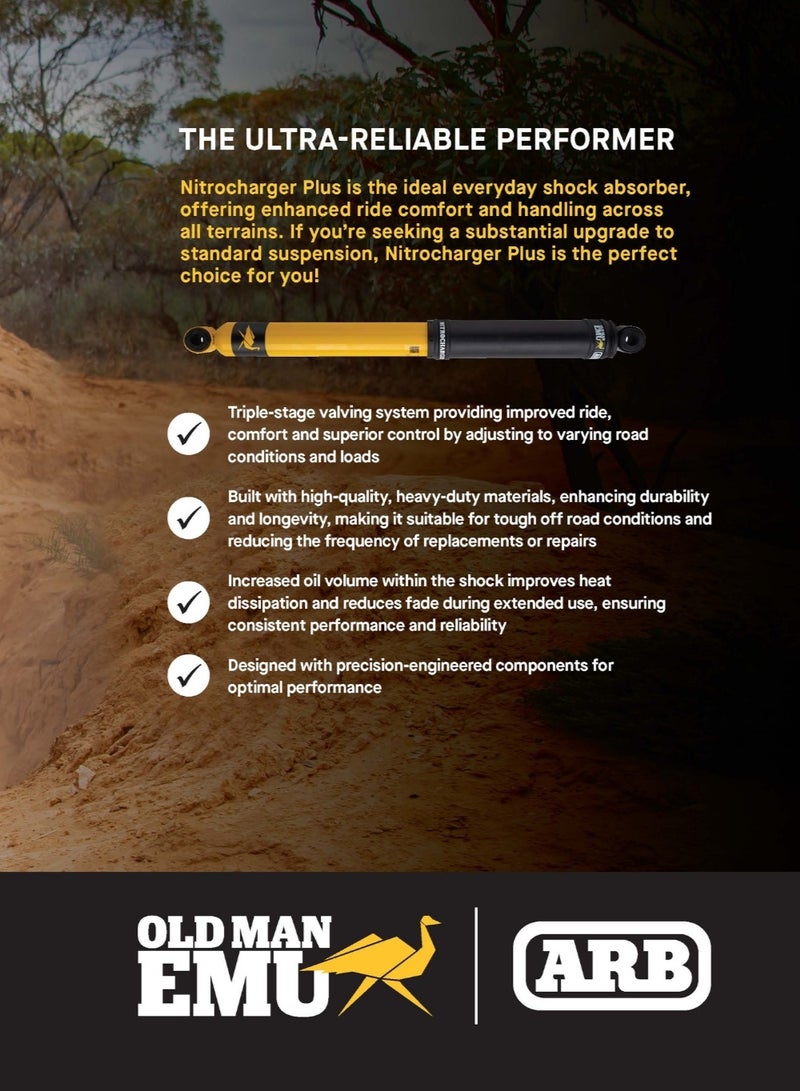 ARB Old Man Emu Nitrocharger Plus Suspension Kit for Nissan Patrol Y61 - Front & Rear Shocks - Set of 4 - Image 5