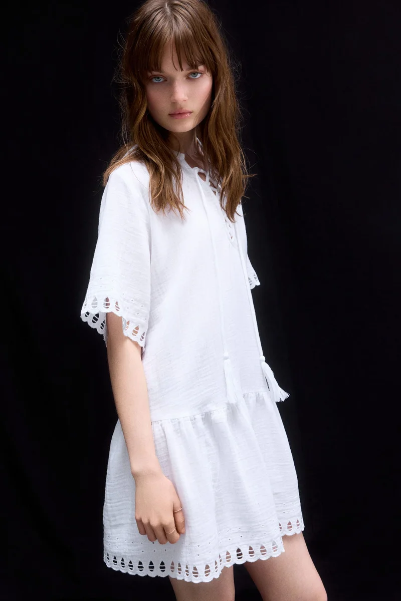 H&M Cotton tunic dress