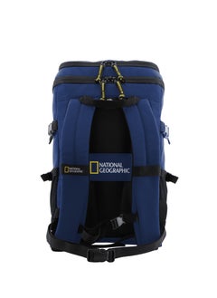 NATIONAL GEOGRAPHIC حقيبة ظهر للكمبيوتر National Geographic Explorer III RPET باللون الأزرق الملكي للرجال والنساء، حقيبة كمبيوتر محمول مبطنة متينة مقاومة للماء للسفر غير الرسمي في الهواء الطلق والمدرسة والمكتب  - Image 3
