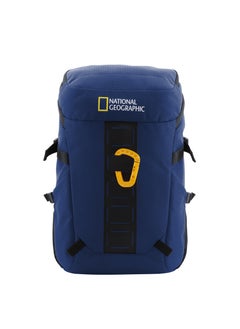 NATIONAL GEOGRAPHIC حقيبة ظهر للكمبيوتر National Geographic Explorer III RPET باللون الأزرق الملكي للرجال والنساء، حقيبة كمبيوتر محمول مبطنة متينة مقاومة للماء للسفر غير الرسمي في الهواء الطلق والمدرسة والمكتب  - Image 1