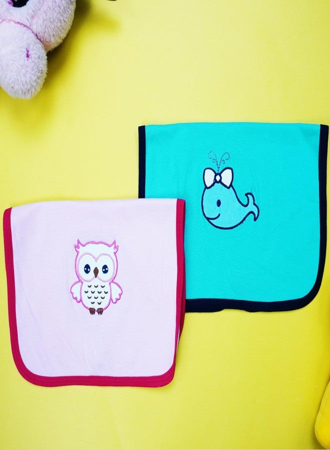 aRIC Premium Hosiery cotton Bibs For kids | Bibs for 6 to 12 Months baby | Random colors (Pack of 5) (3) - Image 4
