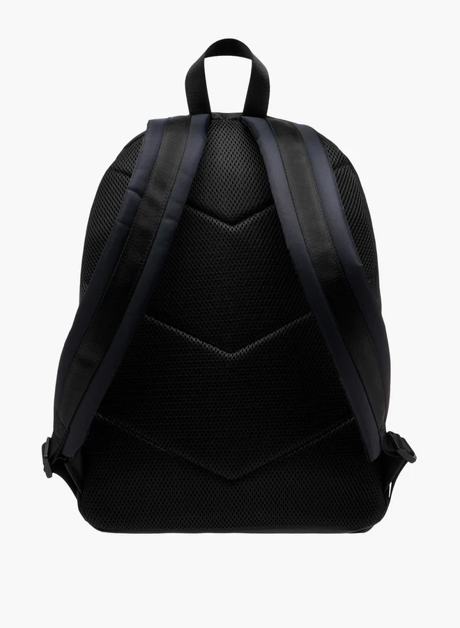 Lee Cooper Boys Logo Detail Backpack with Adjustable Straps and Zip Closure - 45x16 cm