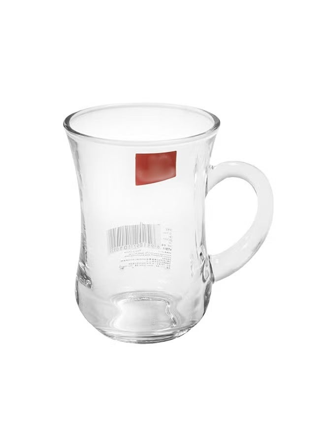 طقم أكواب زجاجية مكون من 6 قطع شفاف 135ملليلتر - Image 2