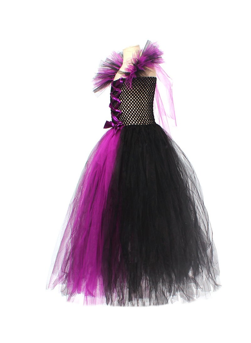 Four-Piece Set WitchDress Bat Sleeve Witch Dress Cosplay Girl Dress - Image 3