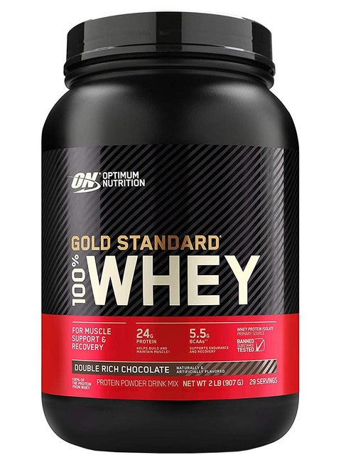 Gold Standard 100% Whey Protein Powder 2 Lbs Double Rich Chocolate