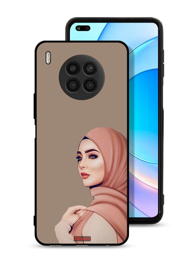 Tolwak Honor 50 Lite Protective Case Cover Beautiful Hijab Girl - Image 1