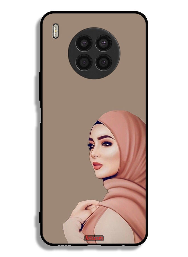 Tolwak Honor 50 Lite Protective Case Cover Beautiful Hijab Girl - Image 2