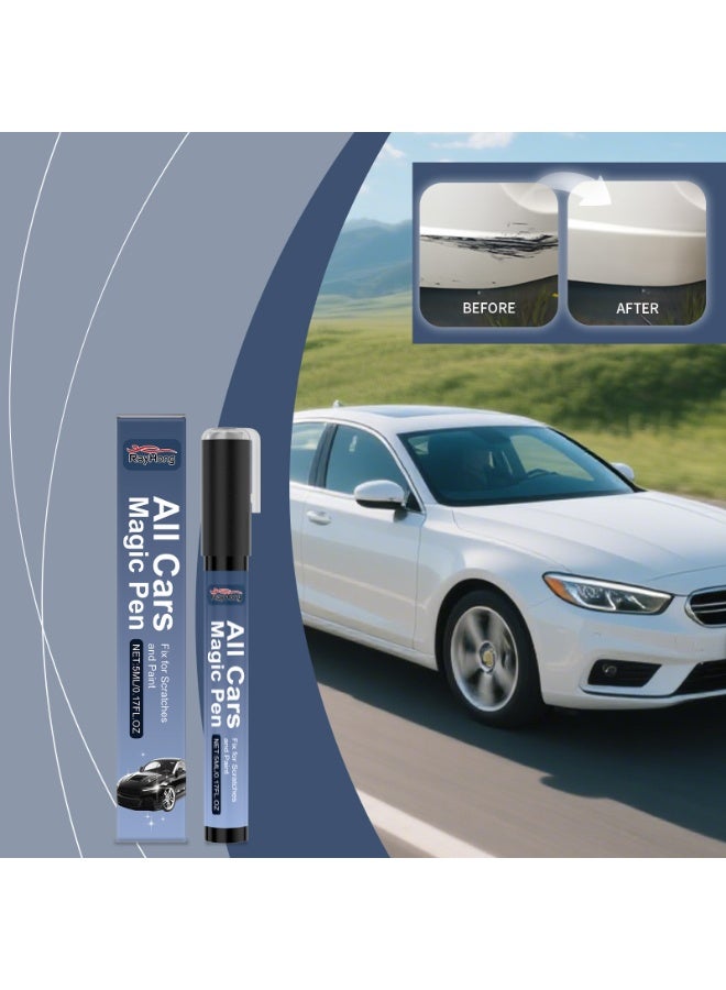 RAYHONG Universal Car Scratch Repair Pen, All Cars Magic Touch-Up Paint Pen for Scratch Removal & Paint Restoration, 5ml - Image 2