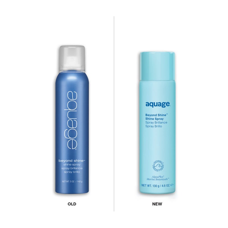 AQUAGE Beyond Shine, Fine-Mist Silkening and Glossing Spray, Creates Shine, Thermal-Pressing Product that Polishes, Silkens, and Smooths Curly Texture, 4.6 fl. oz - Image 2