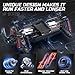 DEERC 9300E Remote Control Car High Speed RC Cars for Kids Adults 116 Scale 40 KMH 4WD Off Road Monster Trucks24GHz All Terrain Toy Trucks with 2 Rechargeable Battery - Image 2