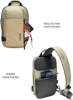Tomtoc Navigator-T24 Sling Bag 5L, Compact Sling Bag, Crossbody Chest Shoulder Bag for 11 inch 2025 iPad A16, iPad Air M3&M2, iPad Pro M4, M2&M1, Nintendo Switch 2/Switch/OLED, Slim Lightweight Daypack for Daily Use  - Image 2