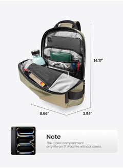 Tomtoc Navigator-T24 Sling Bag 5L, Compact Sling Bag, Crossbody Chest Shoulder Bag for 11 inch 2025 iPad A16, iPad Air M3&M2, iPad Pro M4, M2&M1, Nintendo Switch 2/Switch/OLED, Slim Lightweight Daypack for Daily Use  - Image 3