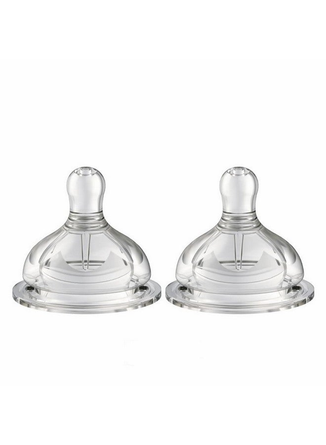 Oberni Baby Bottle Nipple, 100% Silicone,Replacement Baby Bottle Nipple for Babies, Newborn,Preemie 0-3 0-6 6-12 12+ Months - Image 1