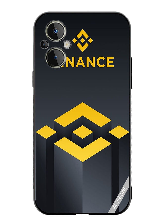 VR CREATIVE Protective Case Cover For OnePlus Nord N20 5G Binance Logo Design Multicolour - Image 1