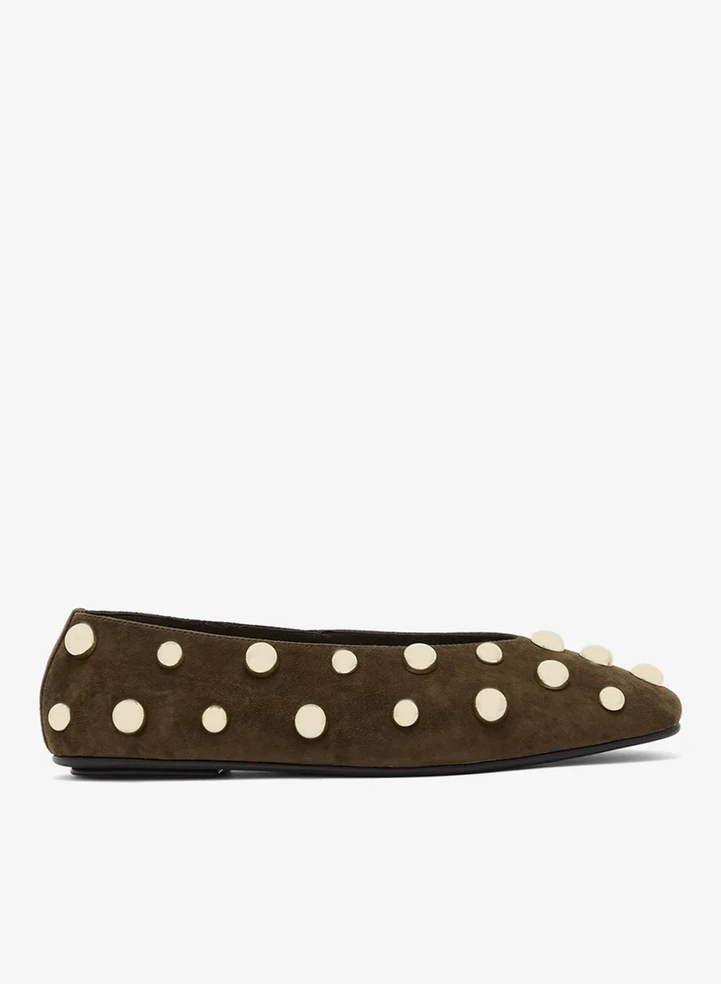 Jeffrey Campbell Fathom St Suede Ballerinas