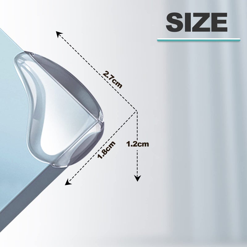 Gudui 20 Pack Corner Protector Baby Clear Corner Guards Table Corner Protectors Baby Proofing Furniture Corner Edge Safety Bumpers For Coffee Table, Counter, Desk, Cabinet - Image 3