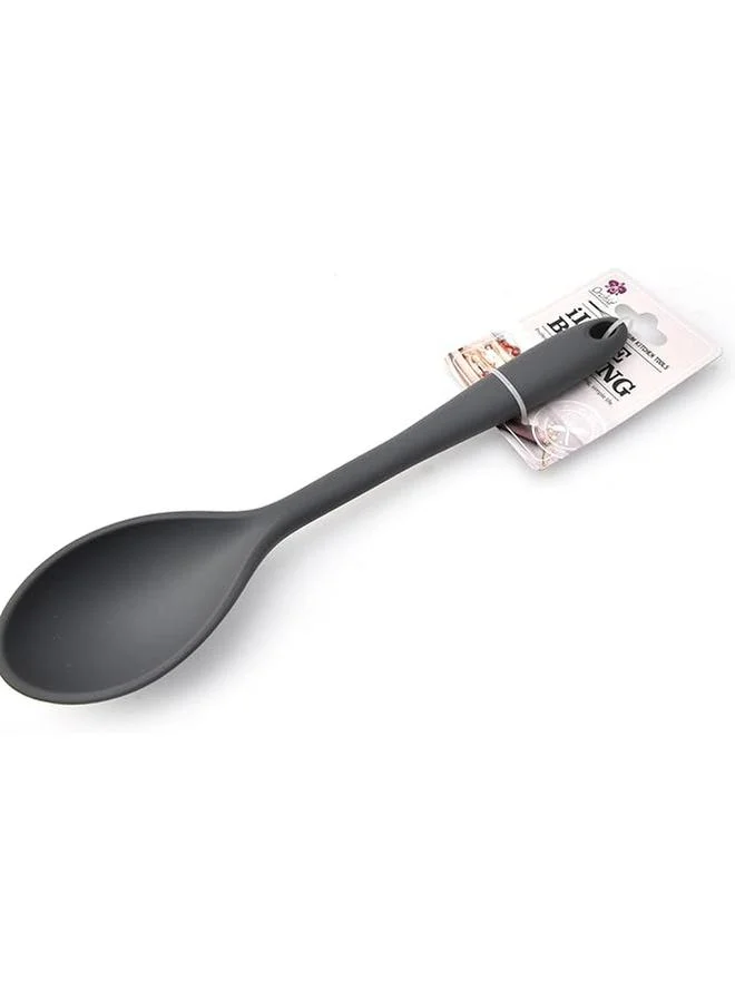 أوركيد ملعقة تقديم سيليكون رمادية 11 بوصة