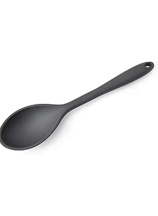 أوركيد ملعقة تقديم سيليكون رمادية 11 بوصة