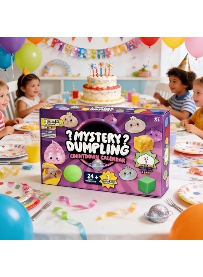 Squishy Bun Advent Calendar, 25 PCS Mystery Surprise Fidget Toys – Stress Relief Sensory Toys for Kids & Adults, Ideal Holiday & Birthday Gift - Image 5